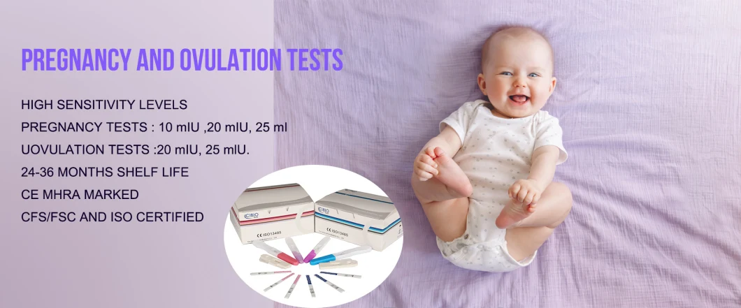 One Step Quick Check Drops Read Urine HCG Pregnancy Test Midstream