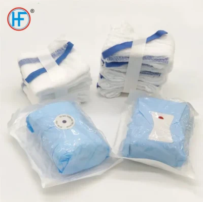 Mdr CE aprovou nova chegada de gaze de algodão estéril para laparotomia para hospital