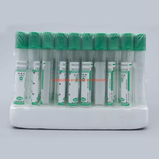 Tubos de coleta de sangue a vácuo estéreis médicos descartáveis ​​com aprovação CE